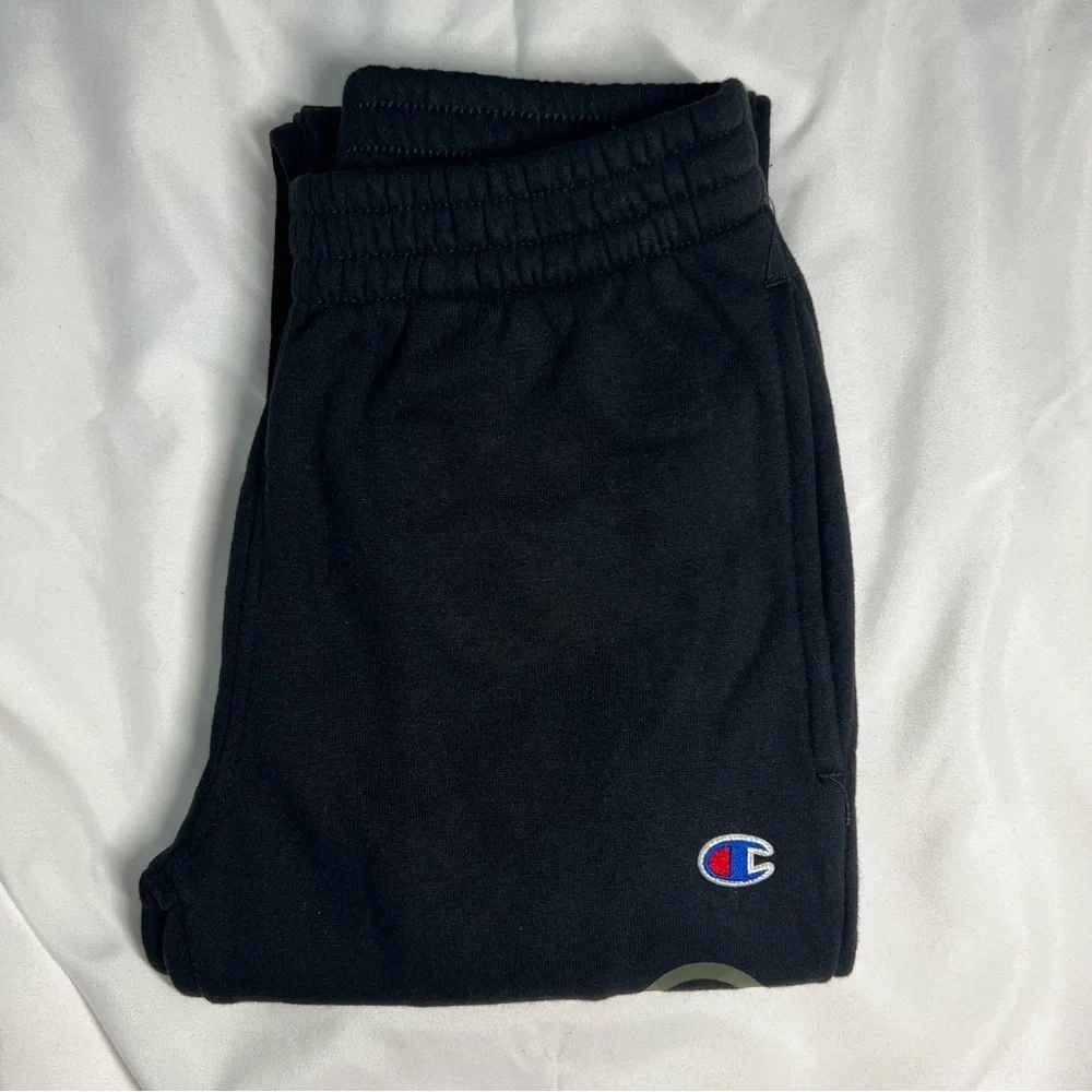 Champion Boys Camo Script Logo Sweatpants, Size S